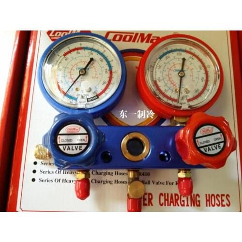 Taiwan Gemei/Add liquid R22 dual meter. Air conditioning R134 refrigerant meter R404A refrigerant meter/Fluoride meter CM136G