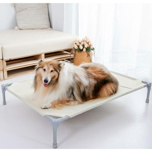 Outdoor Dog Kennel Pet Bed For All Seasons, Bite-resistant, Moisture-proof, Removable And Washable Elevated Bed