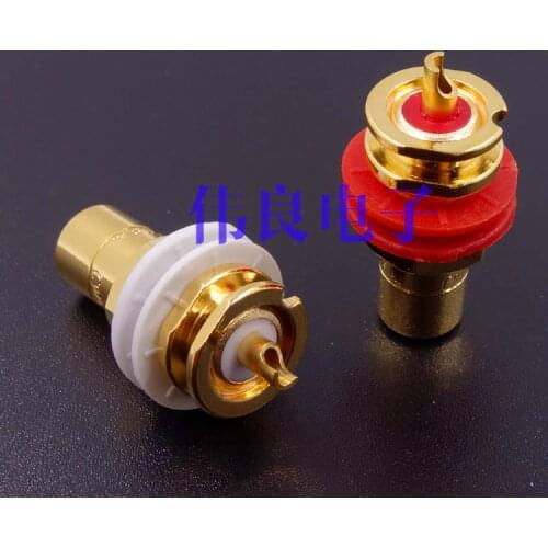 WEILIANG AUDIO USA CMC 816 pure copper RCA terminal binding post price for 2 pcs