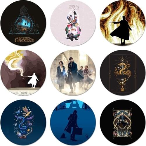 Fantastic Beasts Icons Pins Badge Decoration Brooches Metal Badges For Backpack Decoration