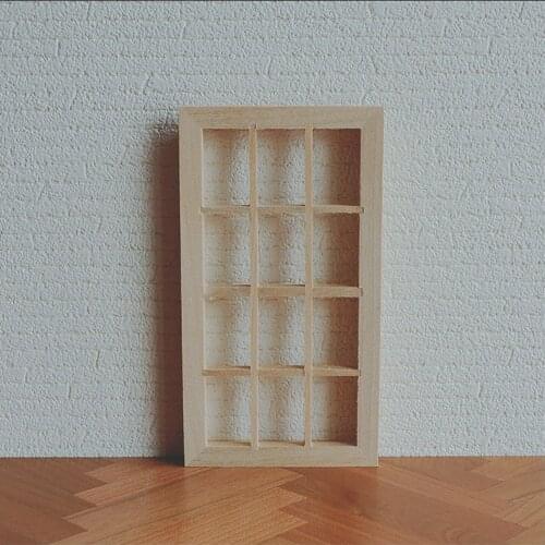 1/12 Scale Window 12 Dollhouse Miniatures Furniture Model Decoration