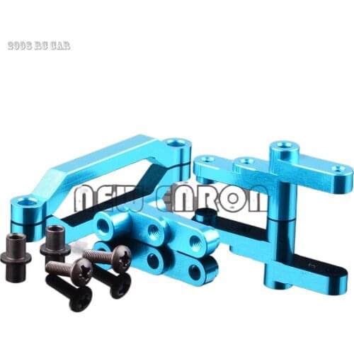 1Set #31015 Aluminum Front Servo Saver Arm Complete FOR For RC Model Car Monster Truck Himoto E10MTL E10MT E10BP 1:10
