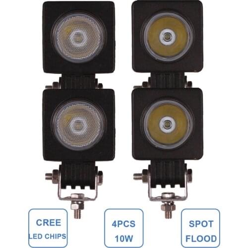 10W Offroad LED Work Light 12V 24V Auto SUV ATV 4WD AWD 4X4 Motorcycle Truck Car Fog Lamp Trailer Bicycle UTE Running Headlight