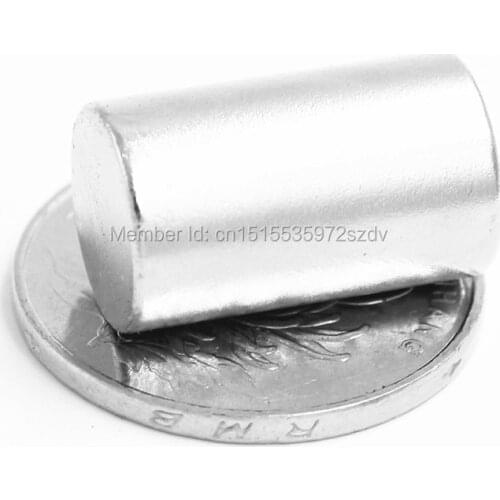 100pcs Strong Round Dia 12mm x 20mm N35 Rare Earth Neodymium Magnet Art Craft Fridge 12x20mm