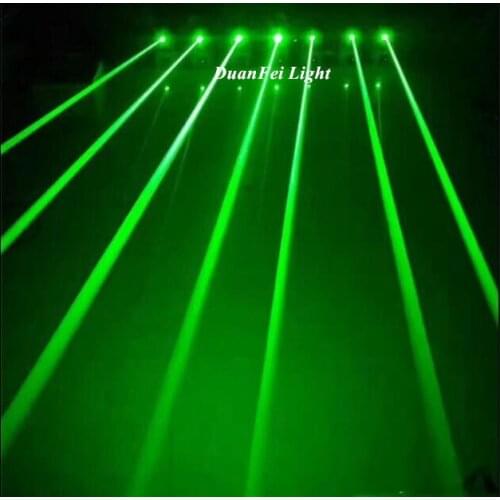 12units white housing laser light rgbw wash moving head 6x10w rgbw 4in1 mini led moving light