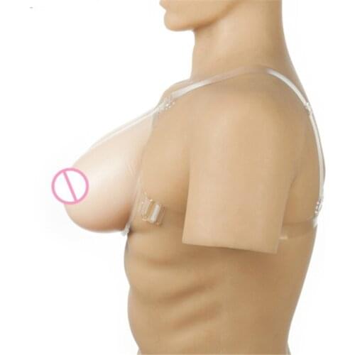 1200g/pair Beige Silicone Fake Boobs Artificial Silicon Breast Forms Mastectomy Crossdresser Breasts Drag Queen Shemale