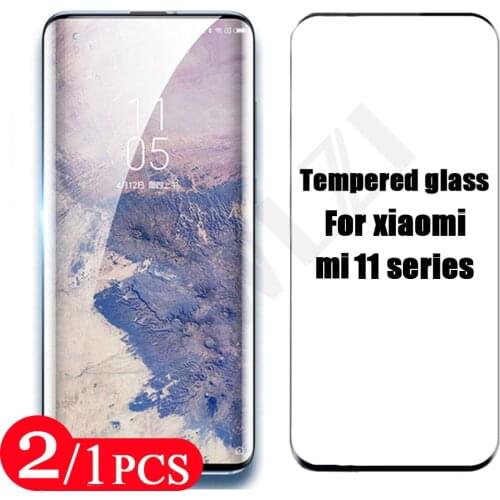 2/1Pcs tempered glass for Xiaomi mi Mix 3 2 2s 11 lite 11i 11X note 10 Ultra 10S 10T pro phone screen protector mi play HD film
