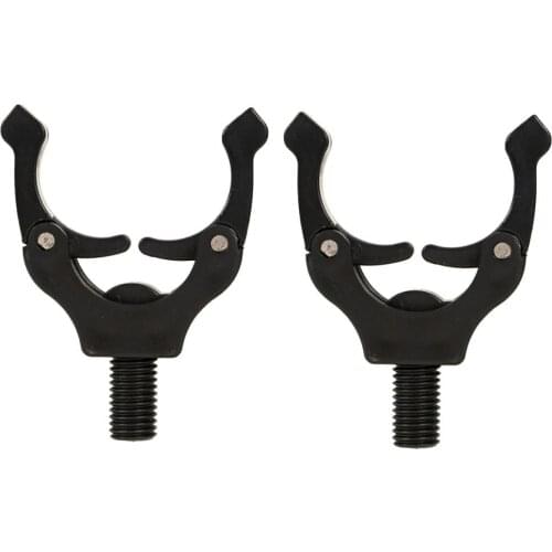 2 Packs Compact Fishing Rod Gripper Head Grips Butt Rod Pole Stand Bracket