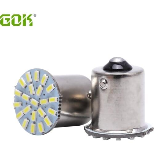 50pcs/lot Car Led Lamp 1156 1157 led BAY15D Ba15s 22smd 3014 led Light Turn Signal Reverse led brake Light