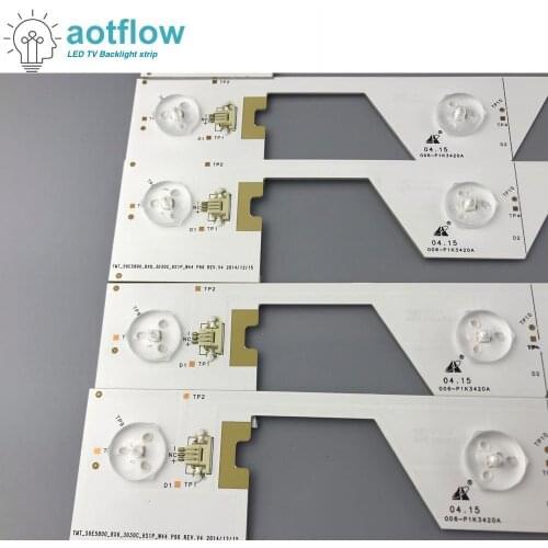 8pcs LED Backlight 6 lamp For TCL L50E5800A U50S6806S LVU500NDEL SW-4C-LB5006-YH2 4C-LB5006-HR2 LB5005 TMT_50E5800_8X6_3030C
