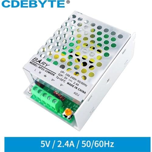 AP21-12W05N Switching Power Supply AC100V 240V To DC 5V 2.4A Safe Optical Isolation High Precision Low Power Consumption CDEBYTE