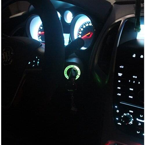 Car Accessories Suitable for Ford Luminous Ignition Ring For Ford Second Generation Keyhole Modification Decoration Car Sticker