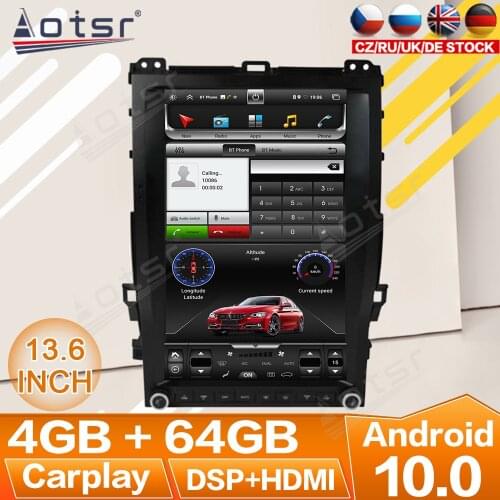 13.6INCH Android Car Radio Stereo Autoradio Central Multimedia Player For Toyota Prado 2002 2003 -2010 GPS Navi Tesla Head Unit