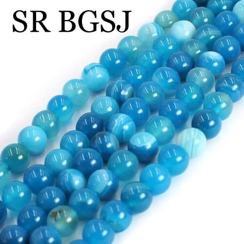 Free Shipping 5 Strands 8mm Purple Stripe Agat Stone Charms DIY Gems Beads for Jewelry Making 15"
