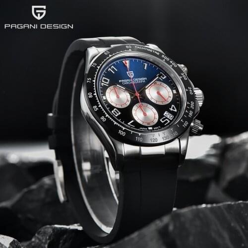 2021PAGANI DESIGN Fashion Brand Mens Watch Quartz Mens Watches Luxury Sapphire Crystal Stainless Steel Waterproof Chronograph