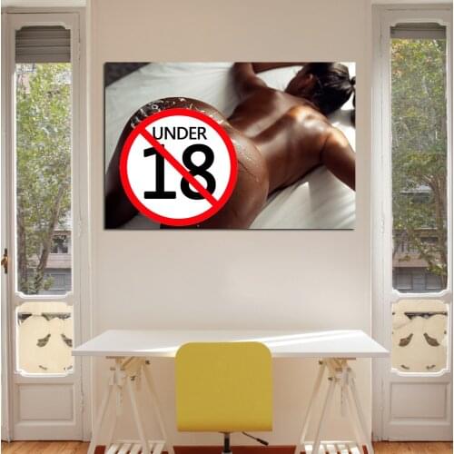 Adult Art Canvas Painting Hot Beauty on the Bed Posters and Prints Wall Pictures for Living Room Home Decor