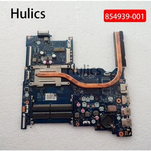 Hulics Original For HP 15-AY Series Laptop Motherboard 854939-601 854939-001 BDL50 LA-D704P With SR2EU I3-6100U board