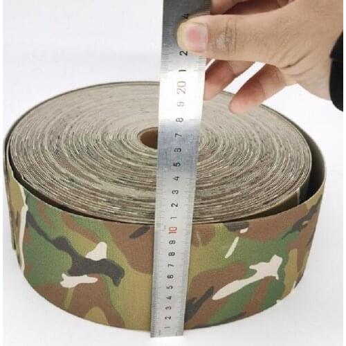 10cm wide DIY camouflage elastic ribbon, dyed elastic fabric length 1m