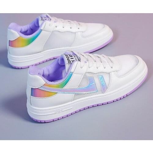 BG Ladies Trainers Casual Mesh Sneakers Pink Women Flat Shoes Lightweight Soft Sneakers Breathable Footwear Basket Shoes Plus