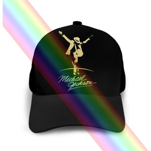 Michael Jackson Gold Silhouette Men Cap Hat Size S 5Xl