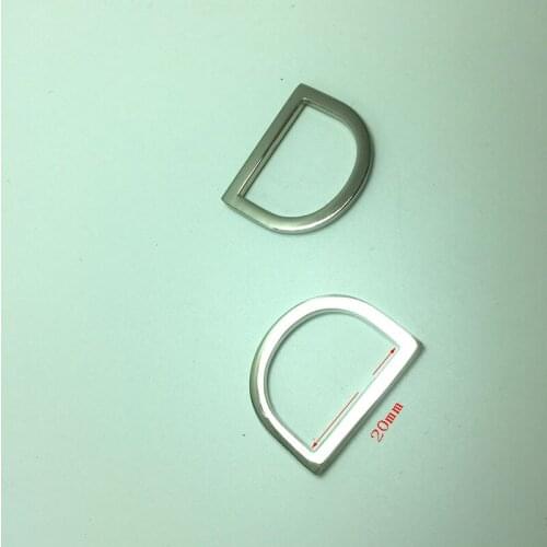 Nickel D ring buckle 5/8"(20mm) Purse rings Strap Rings high quality