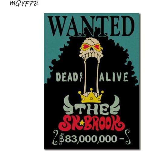 Anime Brooke Kraft Paper Poster Interior Decorative painting 50.5x35cm