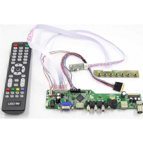Controller Board Kit for N140B6 N140B6-L02 N140B6-L06 N140B6-L08 TV+HDMI+VGA+AV+USB LCD LED screen Driver Board
