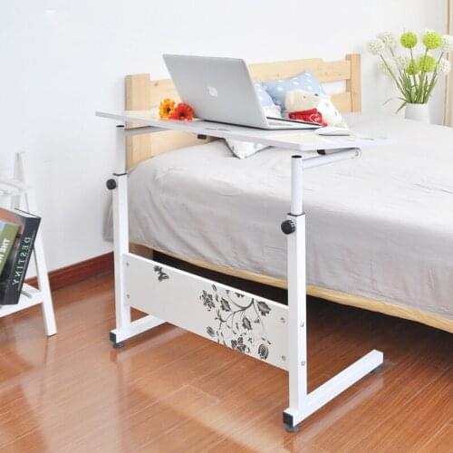 Simple Modern Desk Land 2021 Laptop Desk Tilting Bedside Notebook Home Adjustable Portable Rotating and Lifting Standing Desk