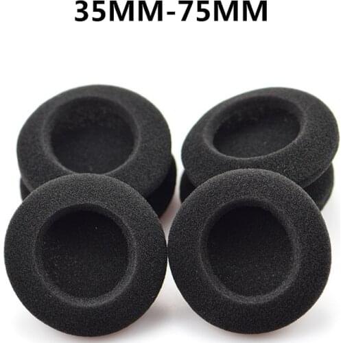 Replacement Foam Ear Pads Cushions 35MM 40MM 45MM 50MM 55MM 60MM 65MM 70MM 75MM for Headphones High Quality