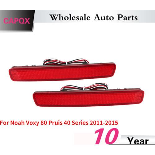CAPQX For Noah Voxy 80 Pruis 40 Series 2011-2015 LED Rear Bumper Reflector Light Brake Light warning Light taillamp taillight