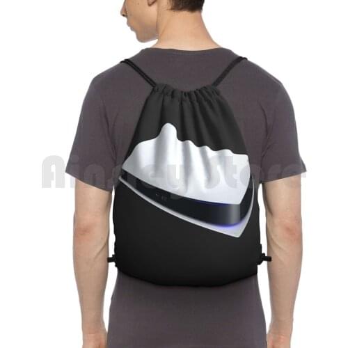 Ps5-Playstation 5 Console Backpack Drawstring Bag Riding Climbing Gym Bag Ps5 Ps4 Playstation Gamer Gaming Game Games Ps2
