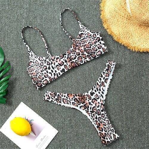Snakeskin Bikini Women Swimwear Leopard Bikinis Sexy Swim Suit Push Up Swimsuit Female Beachwear Swimming Bikini Women