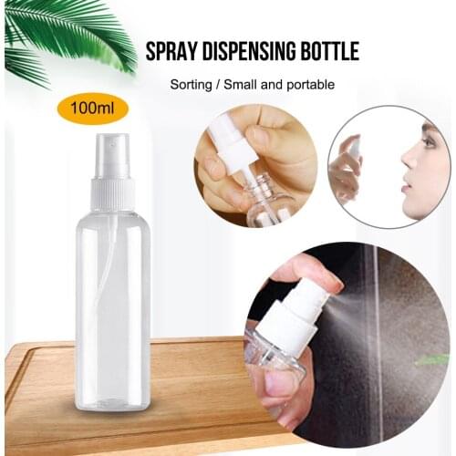 4pcs Portable Mini Perfume Bottle Liquid Spray Bottle Glass Empty Bottle Cosmetics Bottled Toner Spray Bottle Nebulizer 100ML