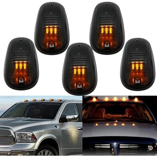 5pcs/set 12V Cab Marker LED Lights for Ram 1500 2500 3500 4500 5500 2003-2016 Truck Pickup Roof Clearance Running Lamp Dodge