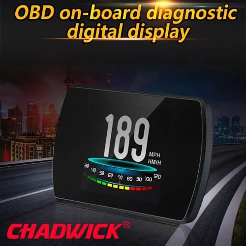 OBD Hud Head Up Display Digital Car Speed Projector On-Board Computer OBD2 Speedometer Windshield Projetor CHADWICK P12 5.8 TFT