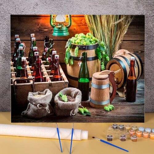 Fruit Coloring By Numbers Painting Kit Acrylic Paints 40*50 Picture By Numbers Photo Loft Picture For Children For Art