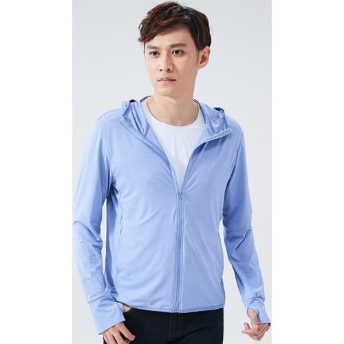 Summer Women Men Cycling Fishing Jacket Ice Silk Sunscreen Jacket Outdoor Sport Sun Protection Hoodie Shirts Running Clothing