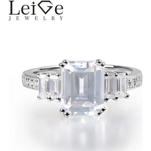 LeiGe Jewelry Rings With Cubic Zirkonia For Women
