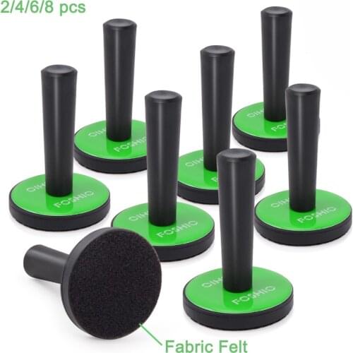 FOSHIO 2/4/6/8pcs Vinyl Wrap Magnet Holders Carbon Fiber Covering Film Fixing Tools Window Tint Sticker Non-Scratch Sign Gripper