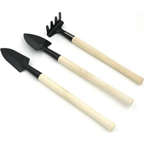 Mini Gardening tool 1set Three-Piece Garden planter Tools Small Shovel/Rake/Shovel vegetable planter Planting gardening Tools