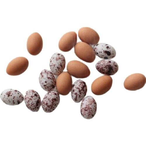 Miniature Resin 3D Cute Eggs Quail Egg Pigeon Egg Mini Bird Egg For Micro Landscape Doll House