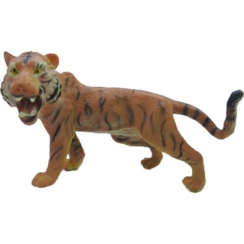 Tiger Simulation Model Of Animal Dolls Plastic Toys Furnishing Articles Wildlife Forest Animal Model Realia 2021