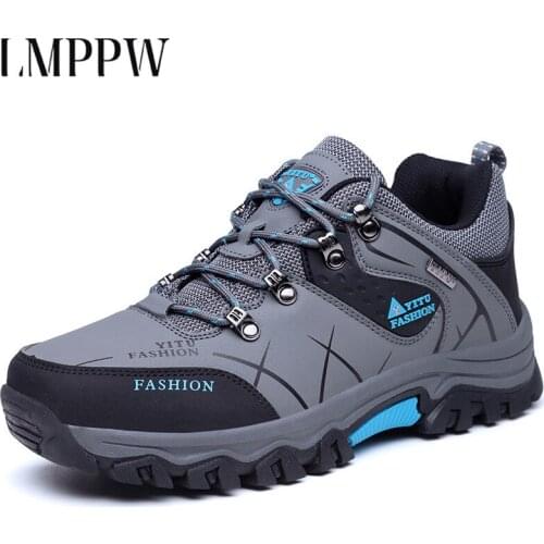 2021 Outdoor Men Hiking Shoes Comfortable Casual Shoes Men Fashion Breathable Flats for Men Trainers Zapatillas Zapatos Hombre 2