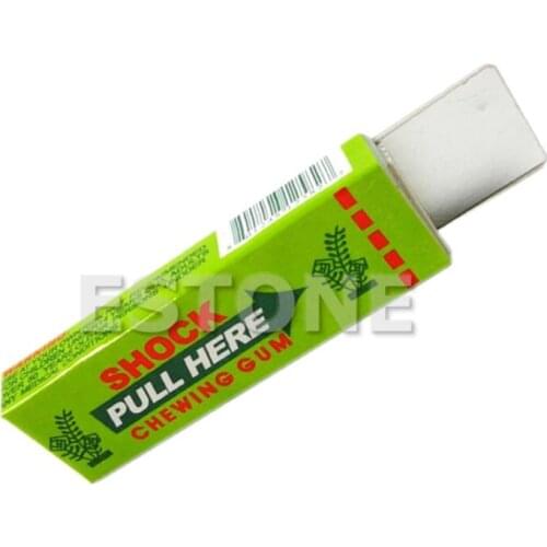 2018 NEW M89CNew Hot 5Pcs/Lot Electric Shock Chewing Gum Prank Joke Gag Trick