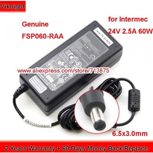 Genuine FSP060-RAA 60W Charger 24V 2.5A AC Adapter for Intermec PC43D PRINTER Power Supply