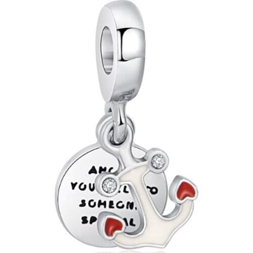 Kelleg Beads Fit plata de ley original bracelet valentines day mary poppins bijoux sieraden oorbellen Jewelry DGB658