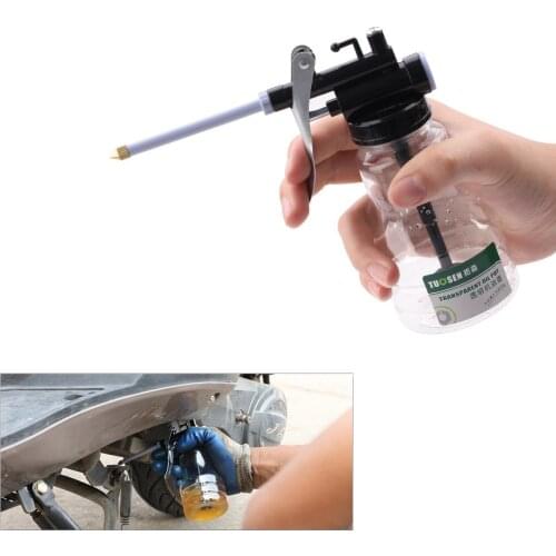 Transparent lubricating oil injector filling gun greasing gun lube gun machine oil spay solft nozzle engine oil high pressure