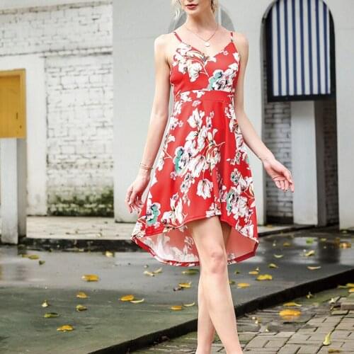 Летние платья с принтом QRWR China At AliExpress