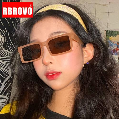 RBROVO 2021 Women Sunglasses Square Sun Glasses Women Vintage Glasses Brand Designer Sunglasses For Women Luxury Gafas De Mujer