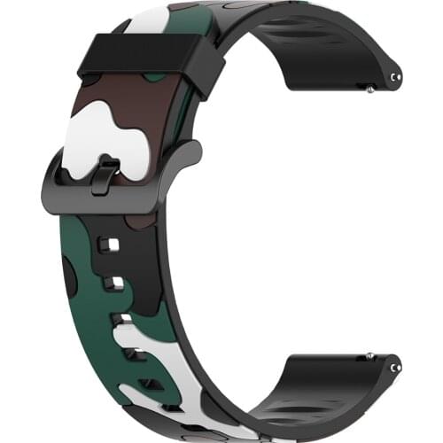 Fashion Camouflage Silicone Band Strap For Fitbit Versa /Versa 2/Versa Lite Smart Watch Replacement Band Sport Adjustable Strap